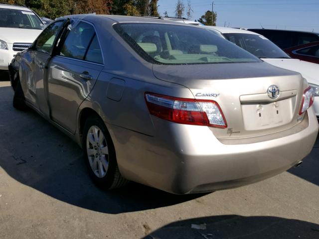 JTNBB46K893052440 - 2009 TOYOTA CAMRY HYBR SILVER photo 3