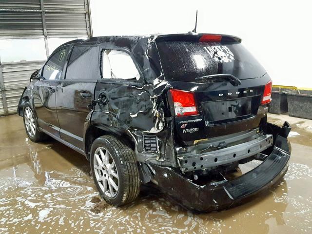 3C4PDDEG8JT311423 - 2018 DODGE JOURNEY GT BLACK photo 3