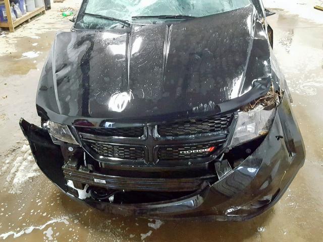 3C4PDDEG8JT311423 - 2018 DODGE JOURNEY GT BLACK photo 7