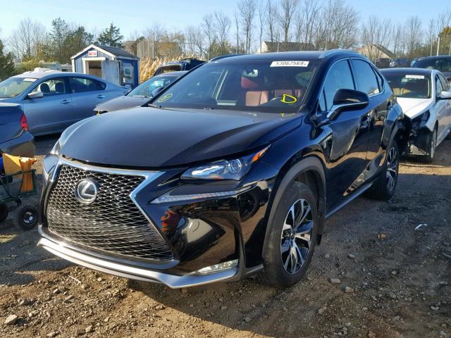 JTJBARBZ8G2055166 - 2016 LEXUS NX 200T BA BLACK photo 2