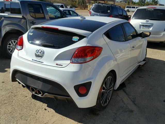 KMHTC6AEXGU291381 - 2016 HYUNDAI VELOSTER T WHITE photo 4