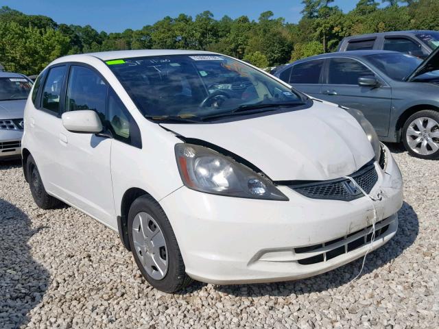 JHMGE8H32DC005068 - 2013 HONDA FIT WHITE photo 1