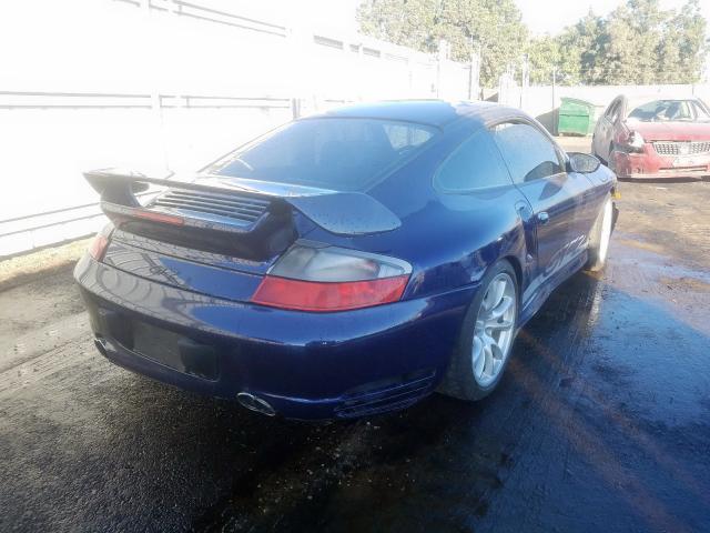 WP0AB29943S696169 - 2003 PORSCHE 911 TURBO BLUE photo 4