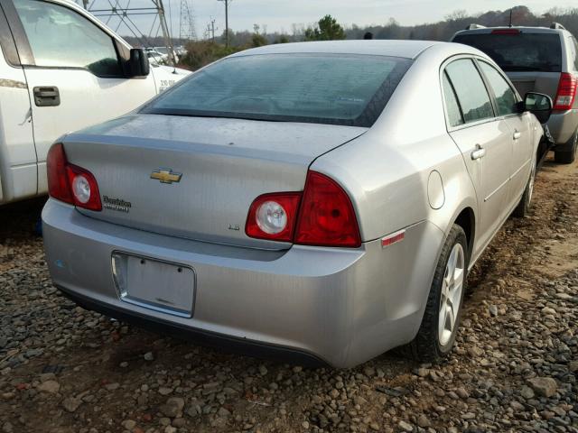 1G1ZG57N88F233207 - 2008 CHEVROLET MALIBU LS 银色 照片 4
