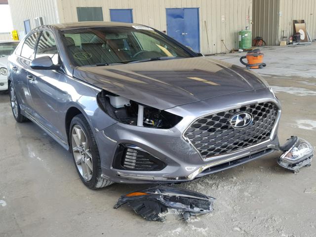 5NPE34AB2JH678046 - 2018 HYUNDAI SONATA SPO CHARCOAL photo 1