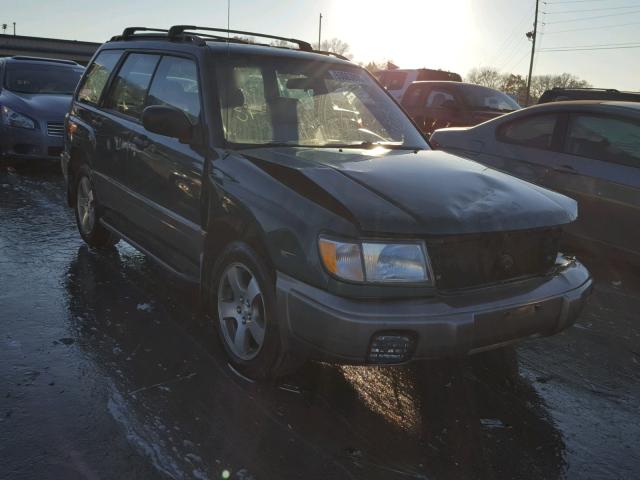 JF1SF6559WH760426 - 1998 SUBARU FORESTER S GREEN photo 1