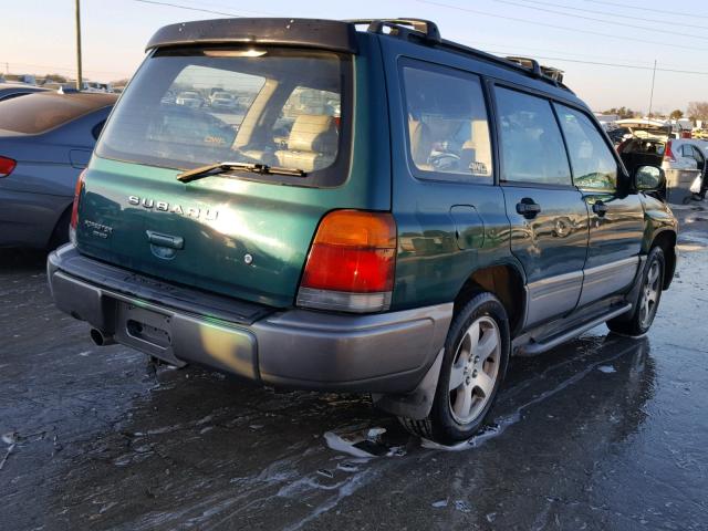JF1SF6559WH760426 - 1998 SUBARU FORESTER S GREEN photo 4