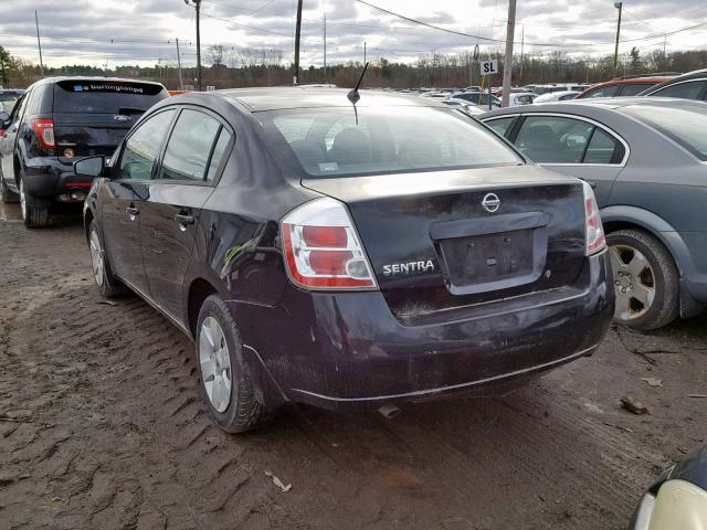 3N1AB61EXBL613465 - 2008 NISSAN SENTRA 2.0 BLACK photo 3