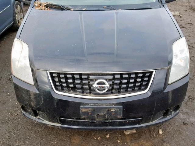 3N1AB61EXBL613465 - 2008 NISSAN SENTRA 2.0 BLACK photo 7