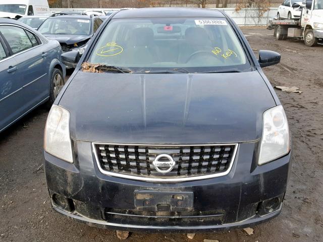 3N1AB61EXBL613465 - 2008 NISSAN SENTRA 2.0 BLACK photo 9