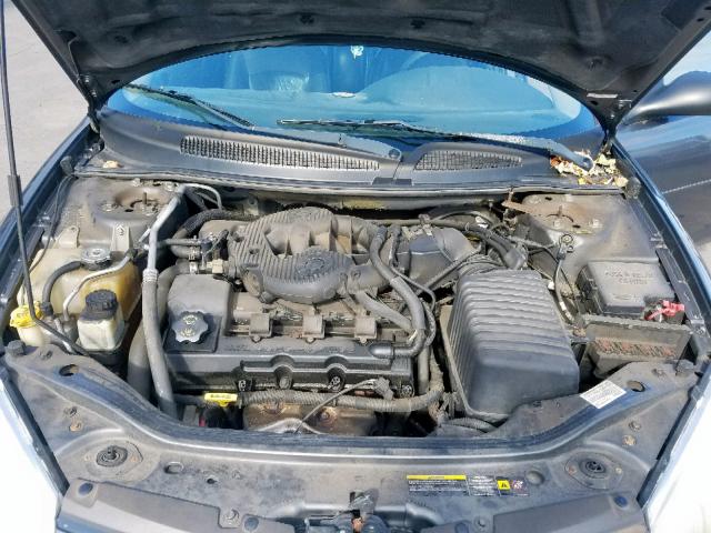 1C3EL56R14N407225 - 2004 CHRYSLER SEBRING LX GRAY photo 7