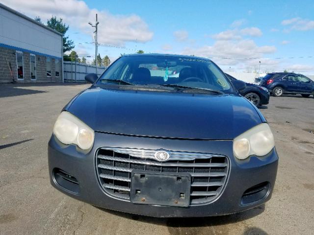 1C3EL56R14N407225 - 2004 CHRYSLER SEBRING LX GRAY photo 9