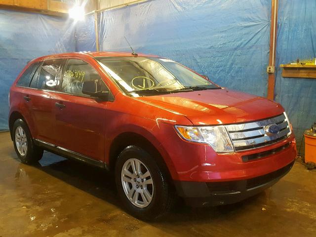 2FMDK36C68BA66380 - 2008 FORD EDGE SE RED photo 1