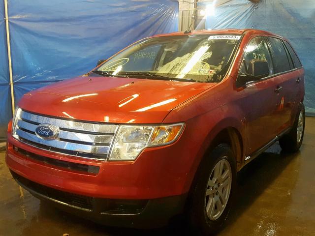 2FMDK36C68BA66380 - 2008 FORD EDGE SE RED photo 2