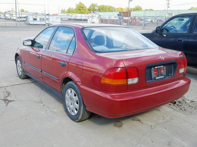 1HGEJ6672WL055732 - 1998 HONDA CIVIC LX RED photo 3