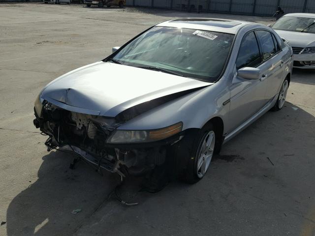 19UUA66275A029265 - 2005 ACURA TL SILVER photo 2