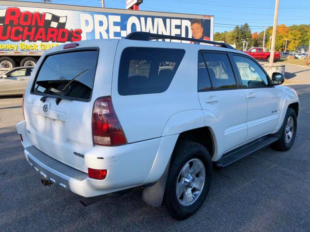 JTEBU14R730019933 - 2003 TOYOTA 4RUNNER SR WHITE photo 5