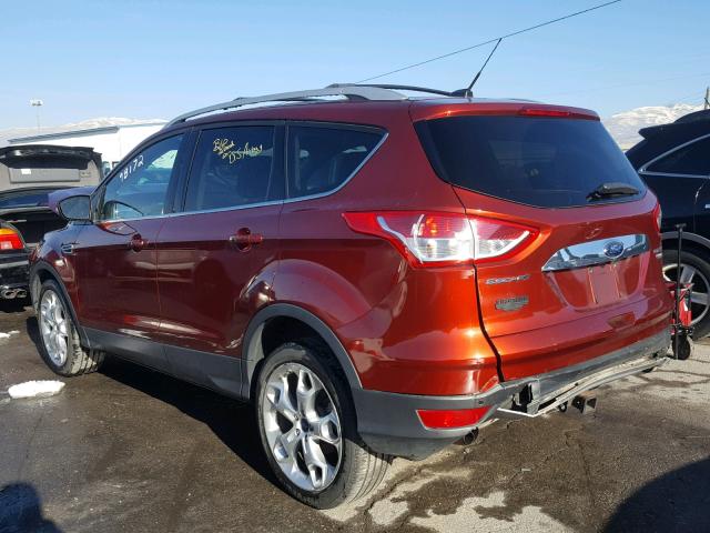 1FMCU9J9XEUB63138 - 2014 FORD ESCAPE TIT ORANGE photo 3