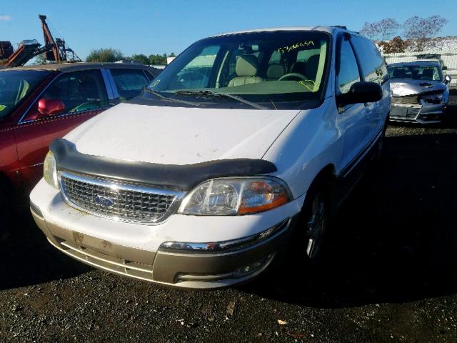 2FMZA53441BB24428 - 2001 FORD WINDSTAR S WHITE photo 2