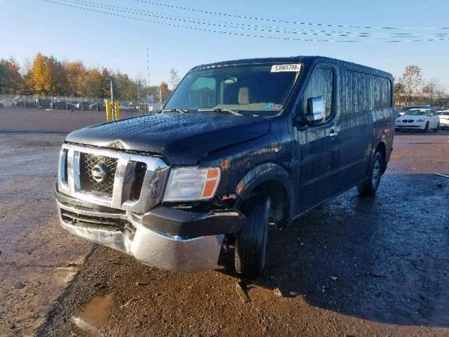 1N6BF0KM8CN116266 - 2012 NISSAN NV 1500 BLACK photo 2