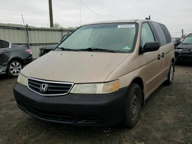 2HKRL18542H553972 - 2002 HONDA ODYSSEY LX GOLD photo 2