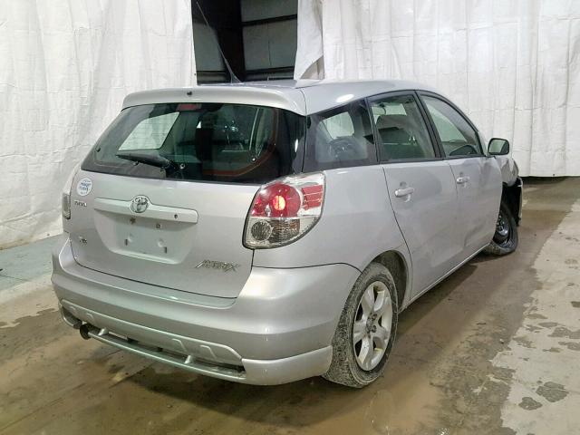 2T1KR32E18C717324 - 2008 TOYOTA COROLLA MA SILVER photo 4