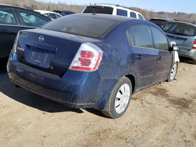 3N1AB61E78L695316 - 2008 NISSAN SENTRA 2.0 BLUE photo 4