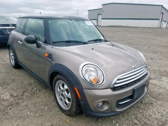 WMWSU3C52DT681382 - 2013 MINI COOPER GRAY photo 1