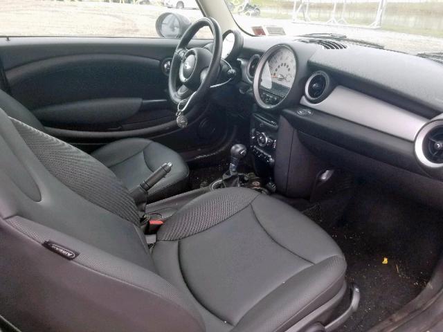 WMWSU3C52DT681382 - 2013 MINI COOPER GRAY photo 5