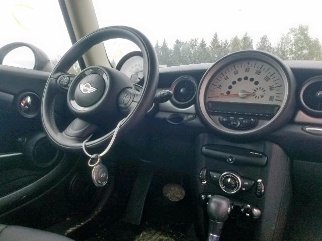 WMWSU3C52DT681382 - 2013 MINI COOPER GRAY photo 9