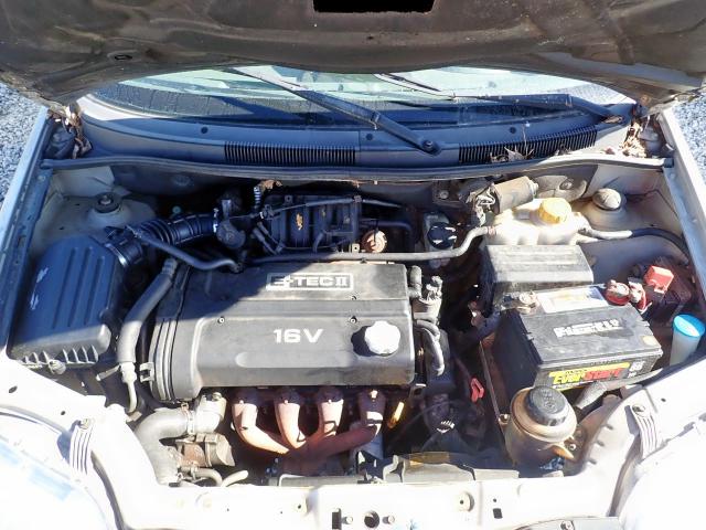 KL1TD62645B330278 - 2005 CHEVROLET AVEO BASE Gümüş foto 7