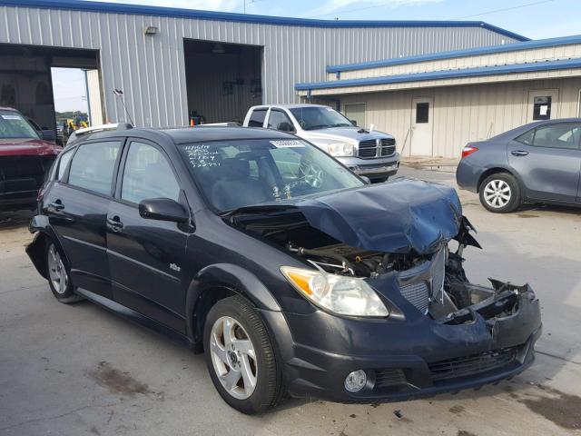 5Y2SL65826Z431039 - 2006 PONTIAC VIBE BLACK photo 1