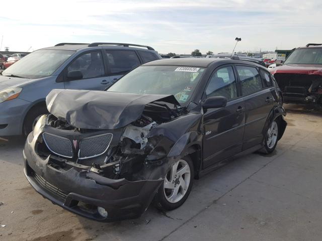 5Y2SL65826Z431039 - 2006 PONTIAC VIBE BLACK photo 2