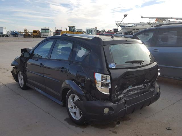 5Y2SL65826Z431039 - 2006 PONTIAC VIBE BLACK photo 3