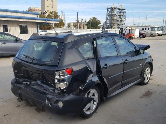 5Y2SL65826Z431039 - 2006 PONTIAC VIBE BLACK photo 4