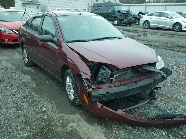 1FAHP34N36W213557 - 2006 FORD FOCUS ZX4 MAROON photo 1