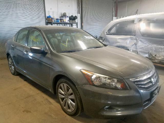 1HGCP3F86CA000821 - 2012 HONDA ACCORD EXL GRAY photo 1