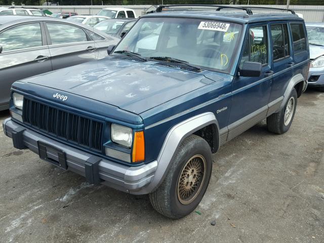 1J4FT78S5SL623772 - 1995 JEEP CHEROKEE C GREEN photo 2