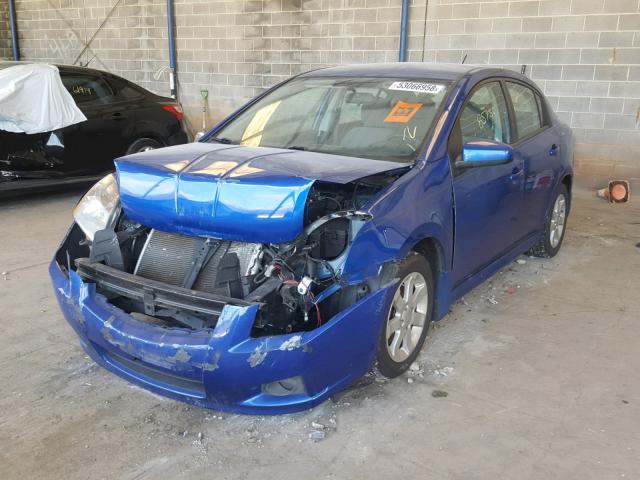 3N1AB6AP5CL672840 - 2012 NISSAN SENTRA 2.0 BLUE photo 2