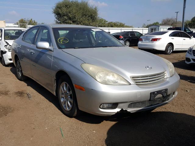 JTHBF30G630118823 - 2003 LEXUS ES 300 SILVER photo 1