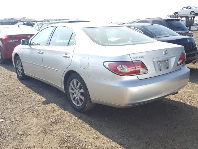 JTHBF30G630118823 - 2003 LEXUS ES 300 SILVER photo 3