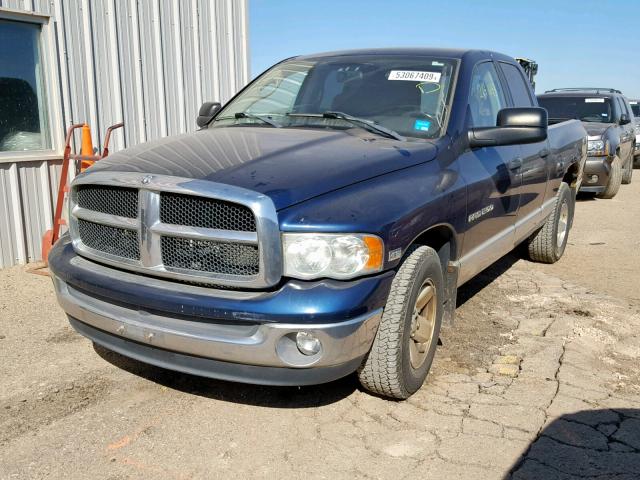 1D7HA18D53S222271 - 2003 DODGE RAM 1500 S BLUE photo 2