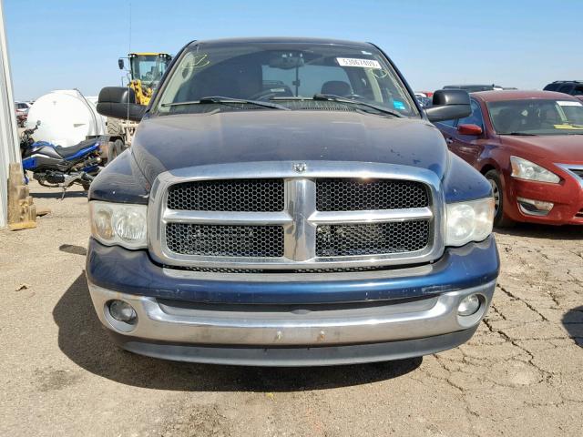 1D7HA18D53S222271 - 2003 DODGE RAM 1500 S BLUE photo 9