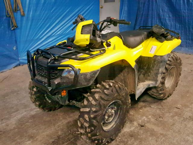 1HFTE4430K4500512 - 2019 HONDA TRX500 FM YELLOW photo 2