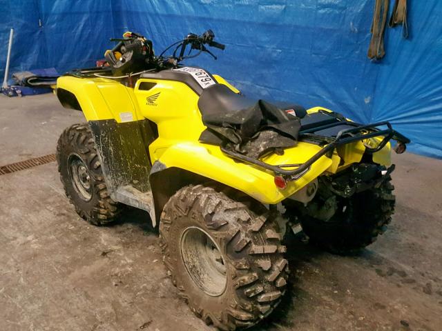 1HFTE4430K4500512 - 2019 HONDA TRX500 FM YELLOW photo 3