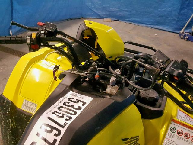 1HFTE4430K4500512 - 2019 HONDA TRX500 FM YELLOW photo 5