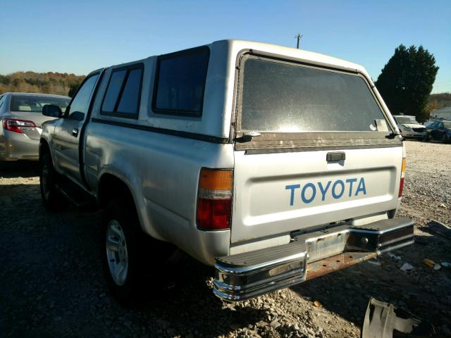 JT4RN01P7N7056309 - 1992 TOYOTA PICKUP 1/2 SILVER photo 3