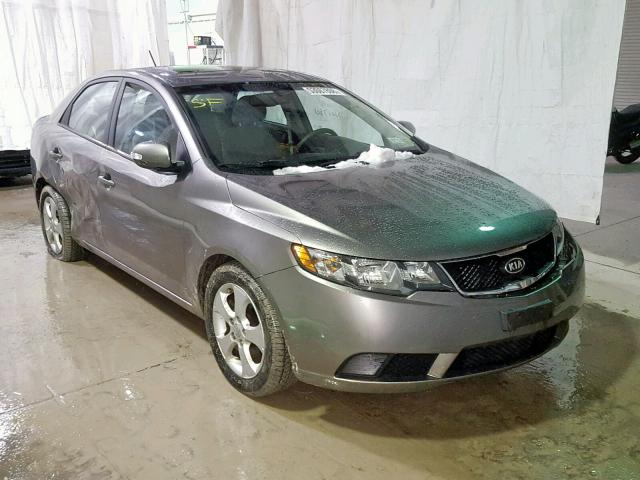 KNAFU4A24A5299175 - 2010 KIA FORTE EX SILVER photo 1