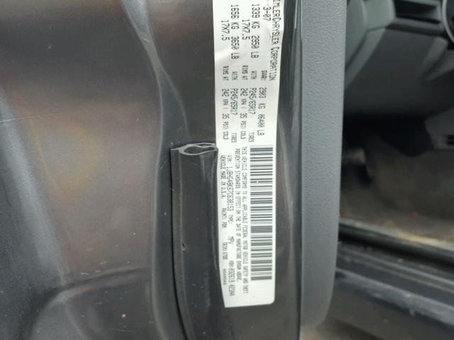 1J8HG48K67C638153 - 2007 JEEP COMMANDER 灰色 照片 10