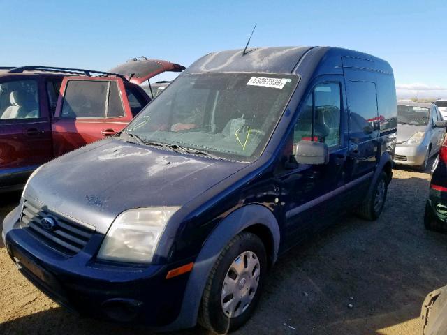 NM0LS7DN7AT030227 - 2010 FORD TRANSIT CO BLUE photo 2